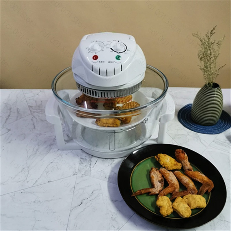 Glass Air fryer Light wave fur - Air Fryer review and price