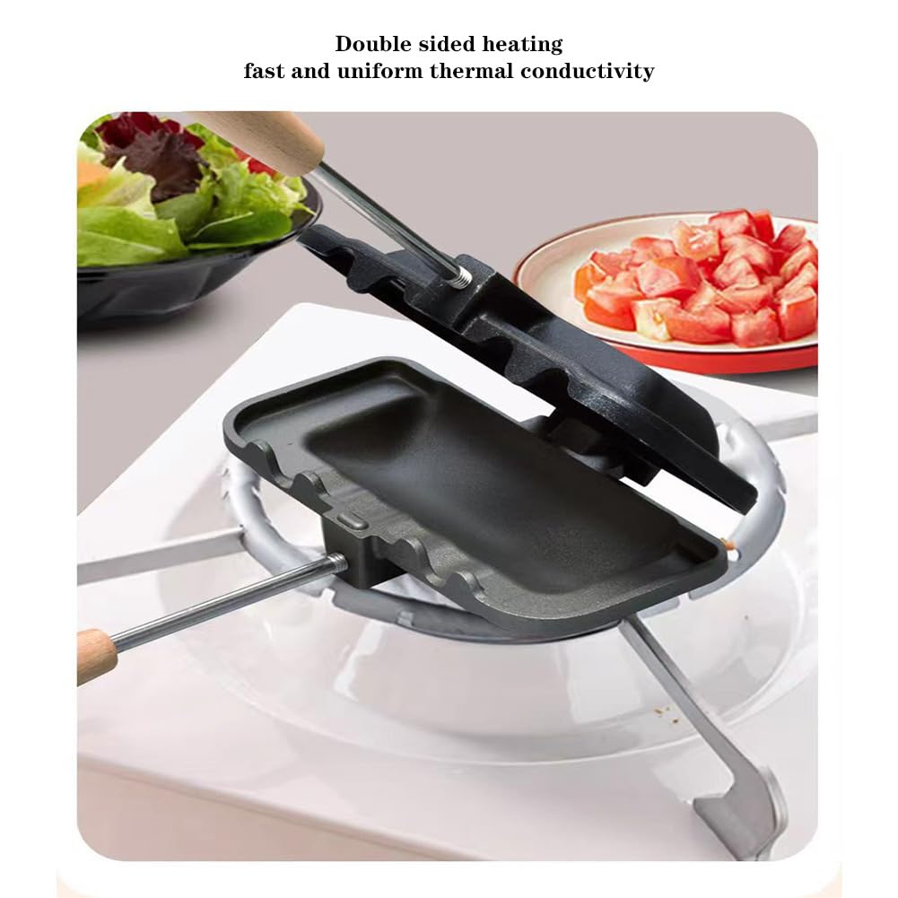Sandwich Maker with Wooden Han - Toaster review and price