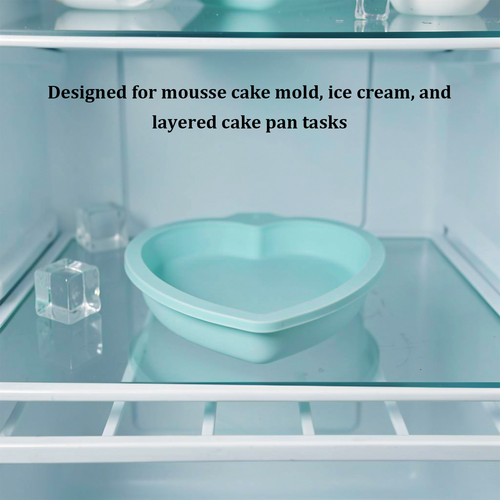 4Pcs Heart Shape Silicone Cake - Microwave Oven review and price