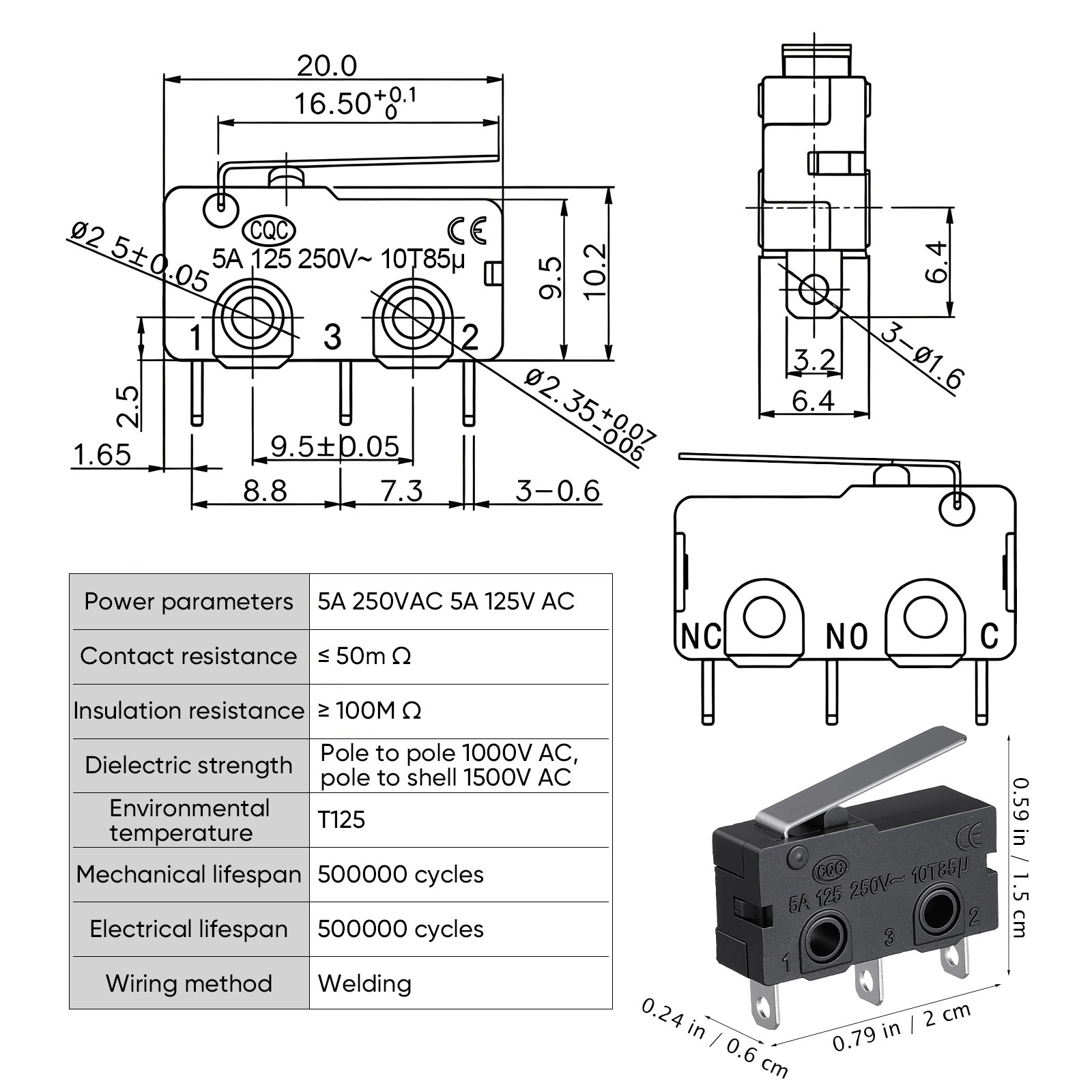 Microwave Door Microswitch 12  - Microwave Oven review and price