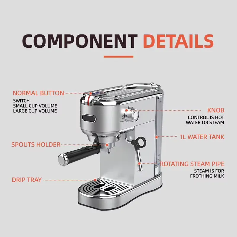 Heavybao 1450W Commercial Stai - Coffee Maker review and price