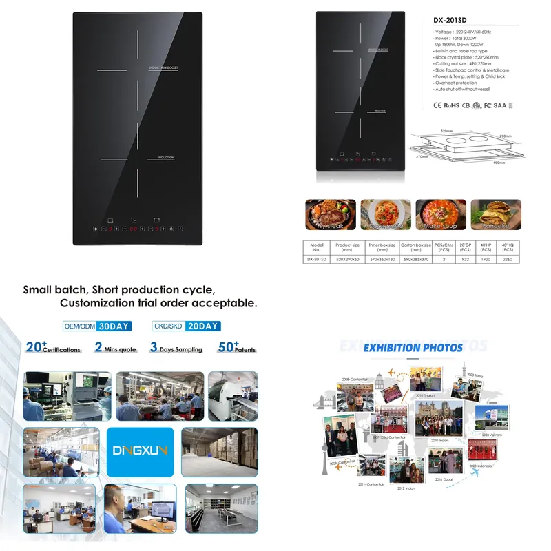 High Efficiency 2-Burner Elect - Induction Cooker review and price