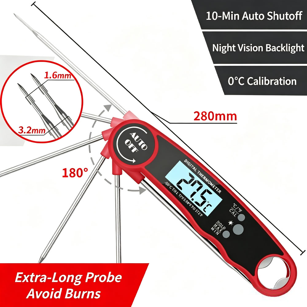 Meat Thermometer Digital – Ins - Air Fryer review and price