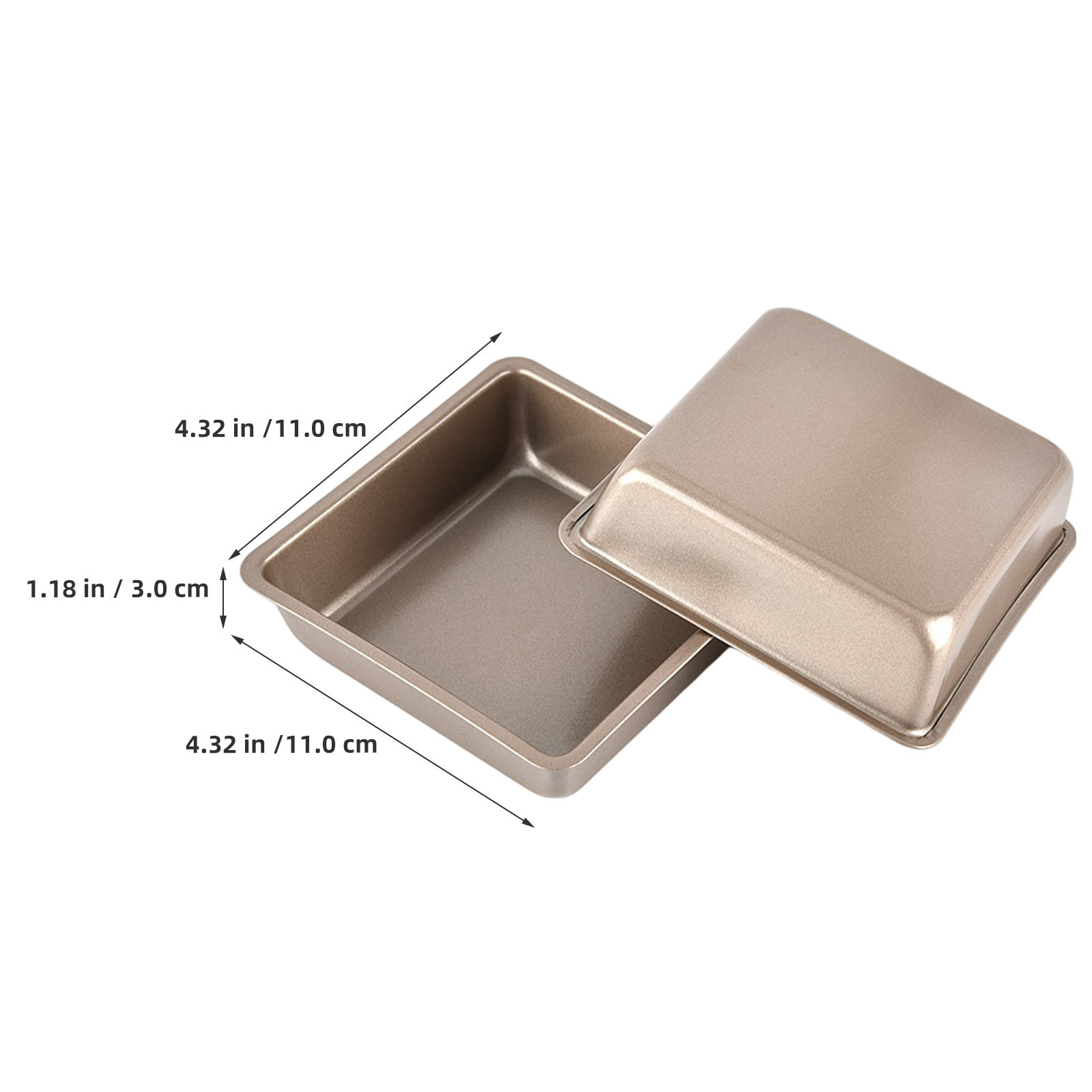 4Pcs 4 Inch Square Nonstick Ba - Toaster review and price