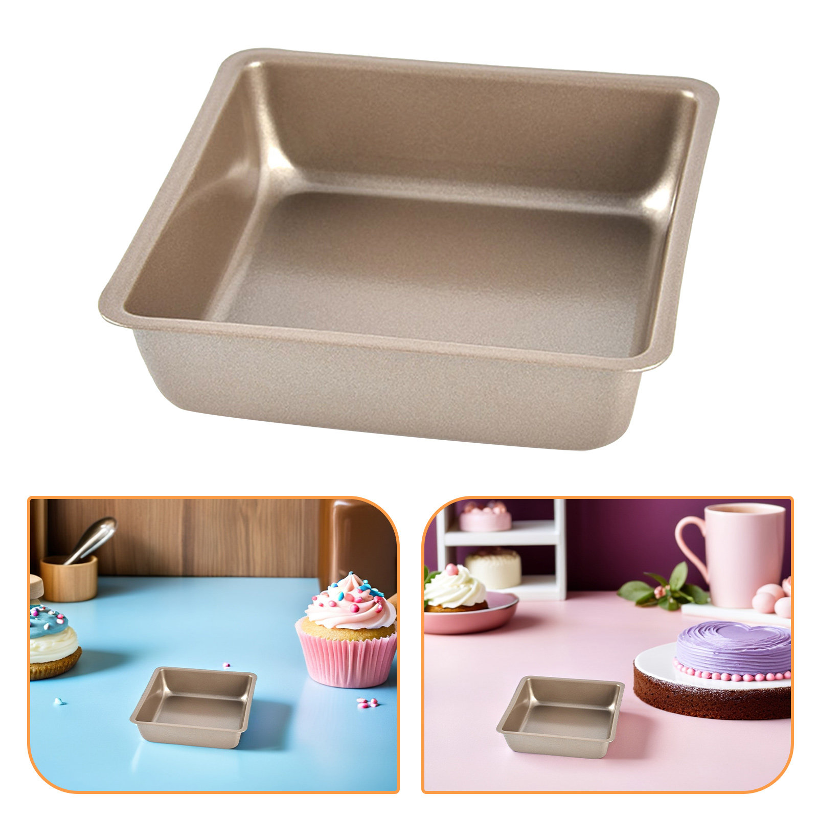 4Pcs 4 Inch Square Nonstick Ba - Toaster review and price